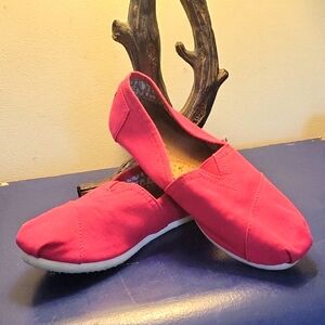 TOMS Pink Slip-On Shoes